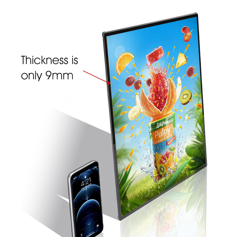 Size: 30" X 48"  (75 cm*120 cm) Ultra-Thin LED Light Box Sign for Business Advertising