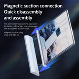 Load image into Gallery viewer, A4 Rechargeable Desktop Display Double Side Advertising Light Box Sign