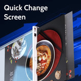 Load image into Gallery viewer, A4 Rechargeable Desktop Display Double Side Advertising Light Box Sign
