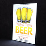 Load image into Gallery viewer, A4（9&quot;X12&quot;） Ultra-Thin LED Light Box Sign  Black