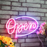Load image into Gallery viewer, Open Neon Sign - Style 3